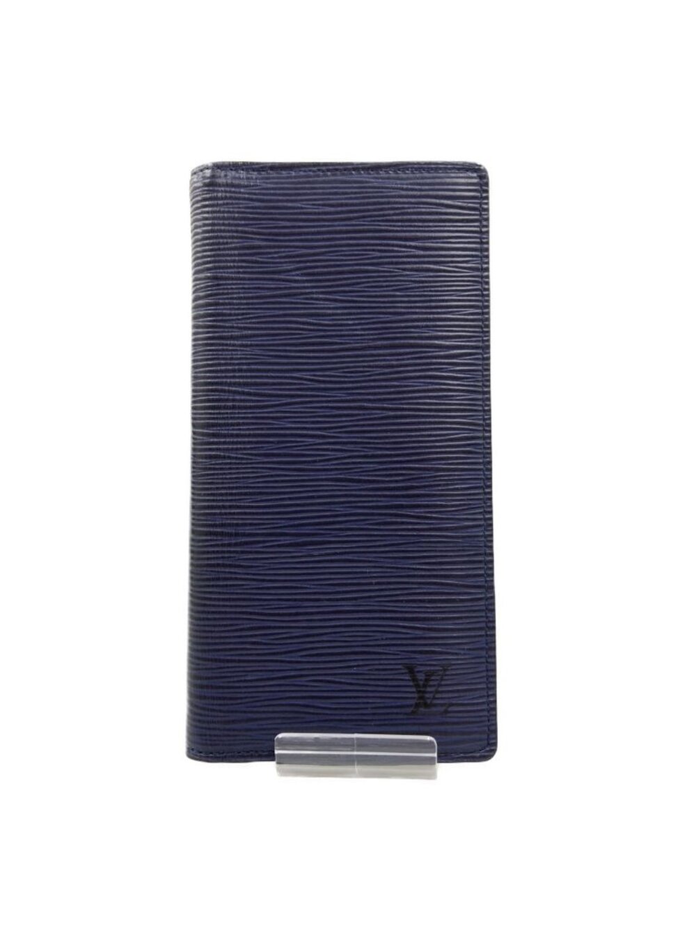 Louis Vuitton Epi Portefeuille Brazza Bifold Wallet Navy